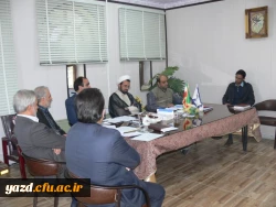 در پردیس شهیدان پاک نژاد برگزار شد :

چهارمین جلسه شورای فرهنگی و اجتماعی دانشگاه فرهنگیان یزد
 3