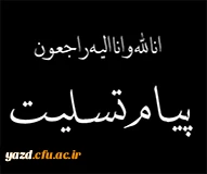 پیام تسلیت 2