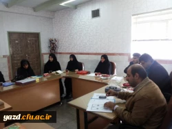 در پردیس حضرت فاطمه الزهرا(س) یزد برگزار شد :

پنجمین جلسه شورای فرهنگی و اجتماعی دانشگاه فرهنگیان استان یزد
 5