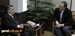 دیدار دکتر مهرمحمدی، سرپرست دانشگاه فرهنگیان با استاندار یزد 2