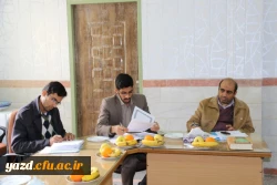 در پردیس حضرت فاطمه الزهرا(س)  برگزار شد :

هفتمین جلسه شورای فرهنگی و اجتماعی دانشگاه فرهنگیان استان یزد
 3