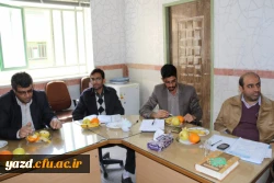 در پردیس حضرت فاطمه الزهرا(س)  برگزار شد :

هفتمین جلسه شورای فرهنگی و اجتماعی دانشگاه فرهنگیان استان یزد
 10