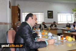 در پردیس حضرت فاطمه الزهرا(س)  برگزار شد :

هفتمین جلسه شورای فرهنگی و اجتماعی دانشگاه فرهنگیان استان یزد
 17