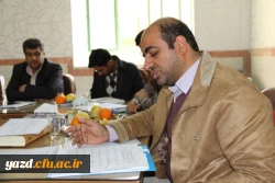 در پردیس حضرت فاطمه الزهرا(س)  برگزار شد :

هفتمین جلسه شورای فرهنگی و اجتماعی دانشگاه فرهنگیان استان یزد
 19