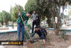 در پردیس شهیدان پاک نژاد یزد صورت گرفت:

کاشت نهال به مناسبت نکوداشت هفته منابع طبیعی و روز درخت کاری 
 16