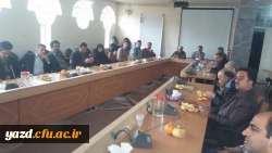 در نشستی صمیمانه از زحمات یک ساله همکاران پردیس های استانی تقدیر به عمل آمد. 14