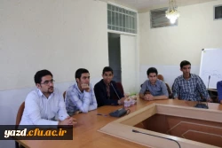 با حضور مسؤول نهاد  رهبری در دانشگاه فرهنگیان یزد برگزار شد:

جلسه تقدیر و تشکر از عوامل دانشجویی نشریه فرهنگیان همراه با معرفی مسؤولان جدید این نشریه 3