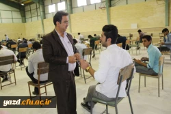 بازدید مدیریت استانی دانشگاه از حوزه های امتحانی پردیس های برادران و خواهران  20