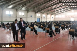 بازدید مدیریت استانی دانشگاه از حوزه های امتحانی پردیس های برادران و خواهران  31