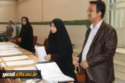 بازدید مدیریت استانی دانشگاه از حوزه های امتحانی پردیس های برادران و خواهران  33