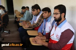 جلسه تودیع ومعارفه دبیران کانون های دانشجویی هلال احمر پردیس های استانی 10