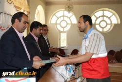 جلسه تودیع ومعارفه دبیران کانون های دانشجویی هلال احمر پردیس های استانی 15