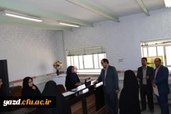 همزمان با آغاز سال تحصیلی جدید:

بازدید مسئولان مدیریت استانی دانشگاه از پردیس خواهران
 7