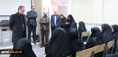 در حاشیه برگزاری اولین جشنواره کشوری نوآوری های علمی و پژوهشی:

بازدید دکتر مهرمحمدی از پردیس فاطمه الزهرا(س) یزد