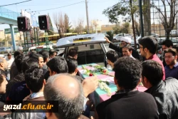 در ایام شهادت حضرت زهرا(س) :

عطر شهادت در فضای دانشگاه فرهنگیان یزد پیچید.
 9