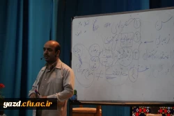 در راستای توافق نامه ی فی مابین دانشگاه فرهنگیان یزد و دانشگاه علوم پزشکی شهید صدوقی:

همایش بزرگ رمز و راز یک ازدواج موفق برگزار شد
 8