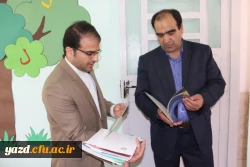 به مناسبت هفته بزرگداشت مقام شامخ معلم :

دیدار صمیمانه مسئولان دانشگاه فرهنگیان یزد با دانش آموختگان دانشگاه در مدارس استان
 16