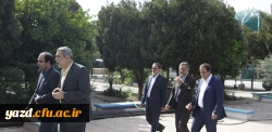 بازدید معاون وزیر آموزش و پرورش  و رییس سازمان نوسازی مدارس کشور از پردیس پاک نژاد یزد 2