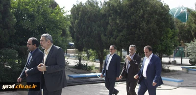 بازدید معاون وزیر آموزش و پرورش  و رییس سازمان نوسازی مدارس کشور از پردیس پاک نژاد یزد