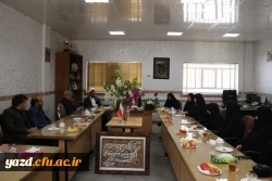 آیین تکریم و معارفه معاونان جدید و سابق پردیس فاطمه الزهرا(س) یزد 6