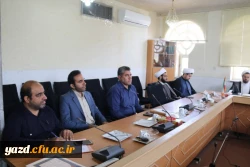 امضای تفاهم نامه مشترک توسعه و ترویج فرهنگ نماز دانشگاه فرهنگیان یزد با ستاد اقامه نماز  7