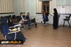 برگزاری نشست گرو های آموزشی:
در راستای هم اندیشی و همکاری اساتید دانشگاه فرهنگیان یزد در جهت پیش برد اهداف آموزشی، پژوهشی و فرهنگی در نیمسال دوم سال تحصیلی 97-96 2