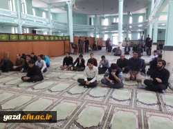 برگزاری مراسم سوگواری حضرت فاطمه الزهرا (س) در پردیس شهیدان پاک نژاد یزد
 2