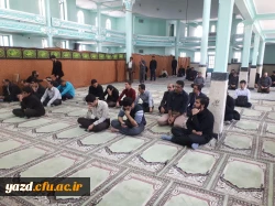 برگزاری مراسم سوگواری حضرت فاطمه الزهرا (س) در پردیس شهیدان پاک نژاد یزد
 2