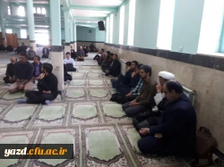 برگزاری مراسم سوگواری حضرت فاطمه الزهرا (س) در پردیس شهیدان پاک نژاد یزد
 2