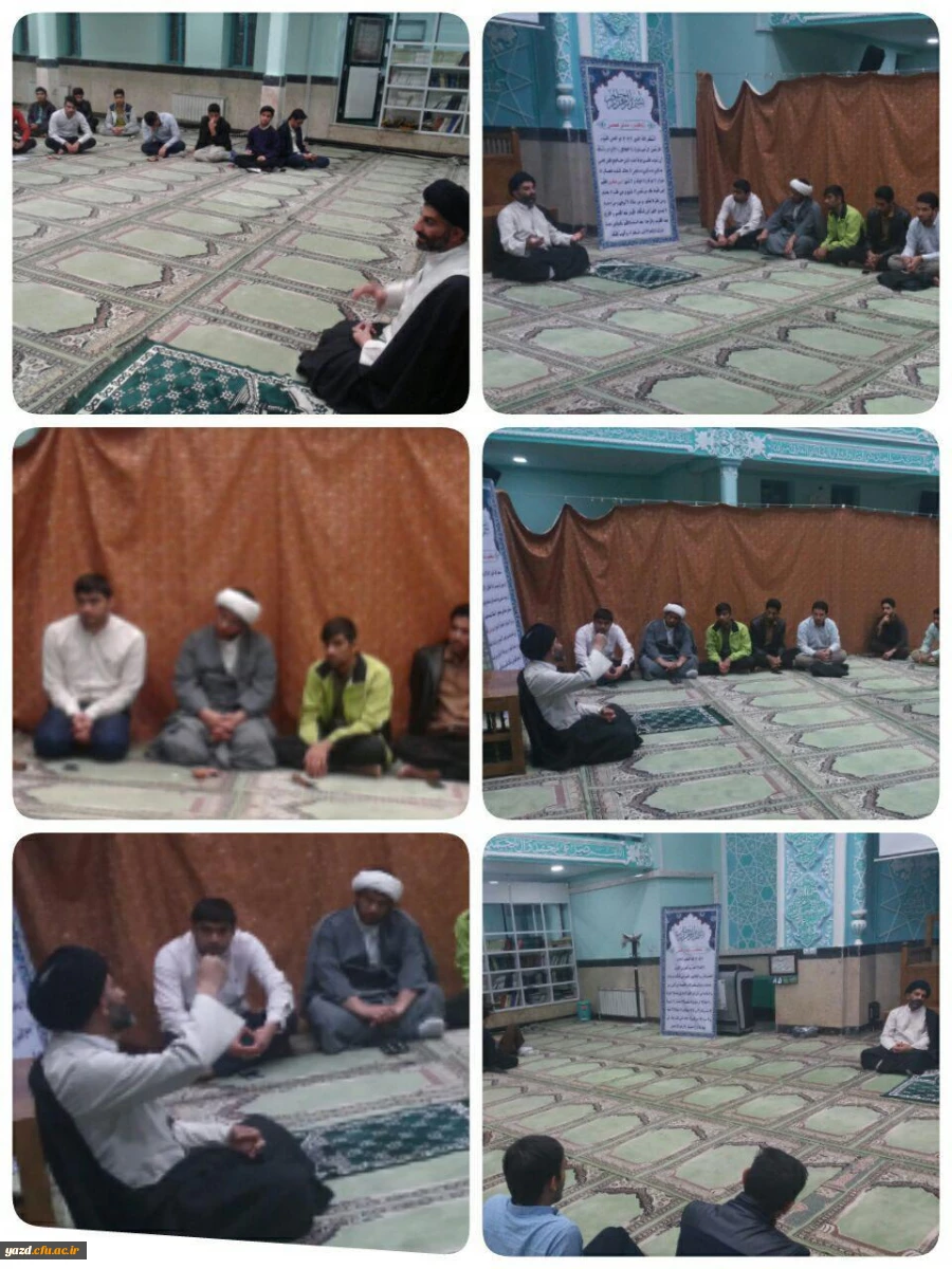 برگزاری مراسم سخنرانی پیرامون مباحث مهدویت
 2