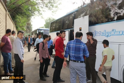 اعزام دانشجویان دانشگاه فرهنگیان یزد جهت دیدار با مقام معظم رهبری