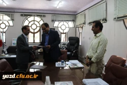 تفاهم نامه همکاری بین دانشگاه فرهنگیان یزد و هئیت ورزش های همگانی استان یزد
 6