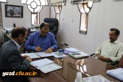 تفاهم نامه همکاری بین دانشگاه فرهنگیان یزد و هئیت ورزش های همگانی استان یزد
 10