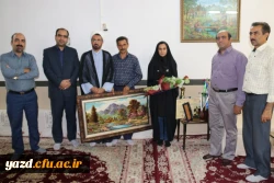 برگزاری مراسم تجلیل از دانشجو معلم قهرمان ، با حضور مسئولان دانشگاه فرهنگیان یزد
 3