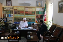 دیدار مدیر امور پردیس های استان با امام جمعه و نماینده ولی فیه در استان  به منظور معرفی دانشگاه فرهنگیان از طریق تعامل با ائمه جماعات و استفاده از ظرفیت خطبه های پیش از نماز جمعه
 4