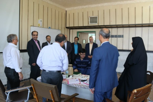 بازدید مسئولین دانشگاه فرهنگیان و اداره کل آموزش و پرورش استان از روند انجام مصاحبه استخدامی مستخدمان پیمانی آموزش و پرورش سال97
 3