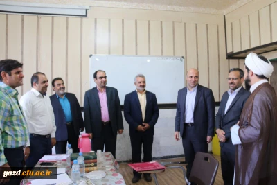 بازدید مسئولین دانشگاه فرهنگیان و اداره کل آموزش و پرورش استان از روند انجام مصاحبه استخدامی مستخدمان پیمانی آموزش و پرورش سال97