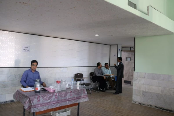 بازدید مسئولین دانشگاه فرهنگیان و اداره کل آموزش و پرورش استان از روند انجام مصاحبه استخدامی مستخدمان پیمانی آموزش و پرورش سال97
 7