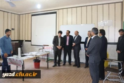 بازدید مسئولین دانشگاه فرهنگیان و اداره کل آموزش و پرورش استان از روند انجام مصاحبه استخدامی مستخدمان پیمانی آموزش و پرورش سال97
 10