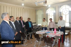 بازدید مسئولین دانشگاه فرهنگیان و اداره کل آموزش و پرورش استان از روند انجام مصاحبه استخدامی مستخدمان پیمانی آموزش و پرورش سال97
 11