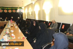 مراسم تودیع و معارفه مسئول دفتر نهاد نمایندگی مقام معظم رهبری(مدظله العالی):) 
در دانشگاه فرهنگیان استان یزد