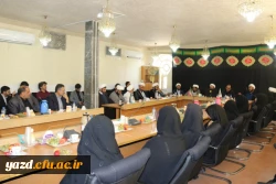 مراسم تودیع و معارفه مسئول دفتر نهاد نمایندگی مقام معظم رهبری(مدظله العالی):) 
در دانشگاه فرهنگیان استان یزد