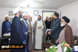 مراسم تودیع و معارفه مسئول دفتر نهاد نمایندگی مقام معظم رهبری(مدظله العالی):) 
در دانشگاه فرهنگیان استان یزد