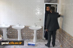 بازدید مسئولین دانشگاه فرهنگیان یزد از فضاهای آموزشی، فرهنگی و رفاهی پردیس شهیدان پاک نژاد یزد
 6