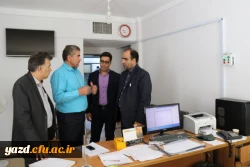 بازدید مسئولین دانشگاه فرهنگیان یزد از فضاهای آموزشی، فرهنگی و رفاهی پردیس شهیدان پاک نژاد یزد
 12