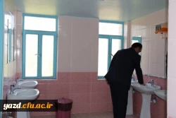 بازدید مسئولین دانشگاه فرهنگیان یزد از فضاهای آموزشی، فرهنگی و رفاهی پردیس شهیدان پاک نژاد یزد
 16