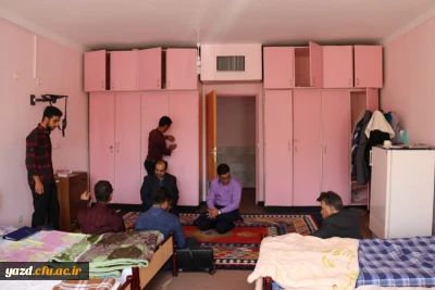 بازدید مسئولین دانشگاه فرهنگیان یزد از فضاهای آموزشی، فرهنگی و رفاهی پردیس شهیدان پاک نژاد یزد