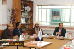 نشست صمیمانه مدیریت و مسئولین امور پردیس های استان یزد با دانشجویان شورای صنفی پردیس فاطمه الزهرا(س) 
 4