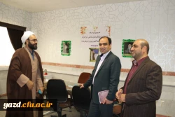 نشست صمیمانه مدیریت و مسئولین امور پردیس های استان یزد با دانشجویان شورای صنفی پردیس فاطمه الزهرا(س) 
 9