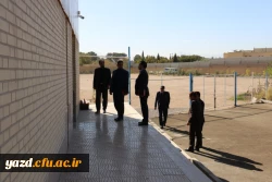 بازدید مسئولین حوزه معاونت سیاسی،امنیتی و اجتماعی استانداری از پردیس شهیدان پاک نژاد یزد
 8
